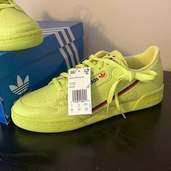NWT ADIDAS CONTINENTAL 80 men’s size 9.5 - Picture 2 of 3